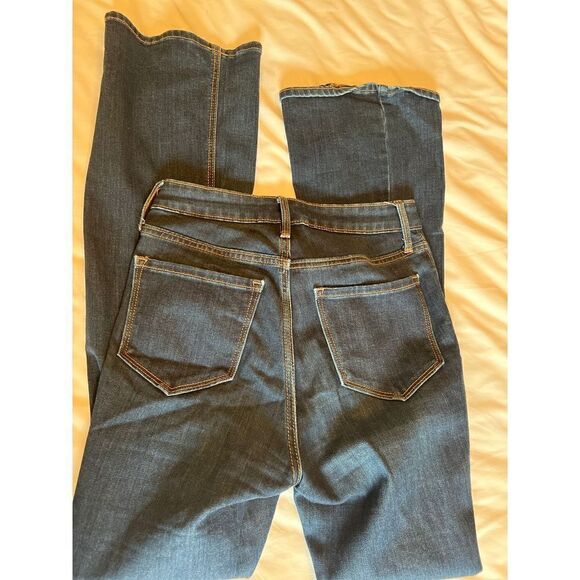 Old Navy Flare Extra High Rise Dark Wash Jeans size 2 - Picture 3 of 4